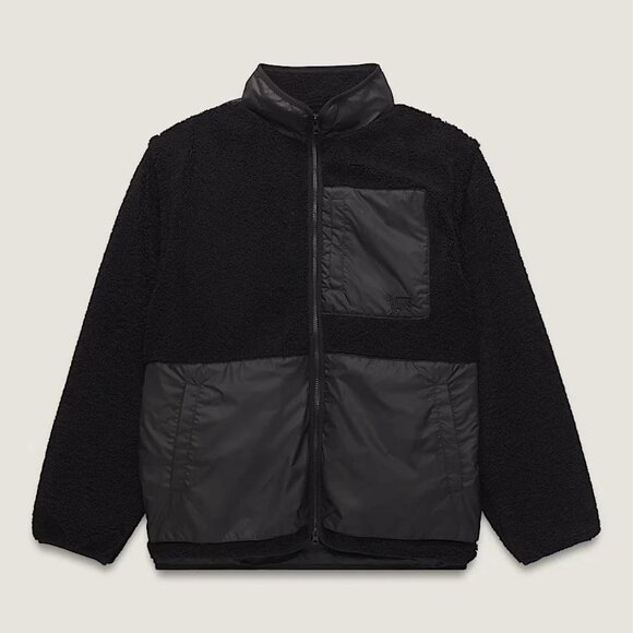 Vans Mens MTE Navigate SHERPA Jacket Black Size XXL 2XL VN000M2KBLK Brand NEW - Picture 6 of 12